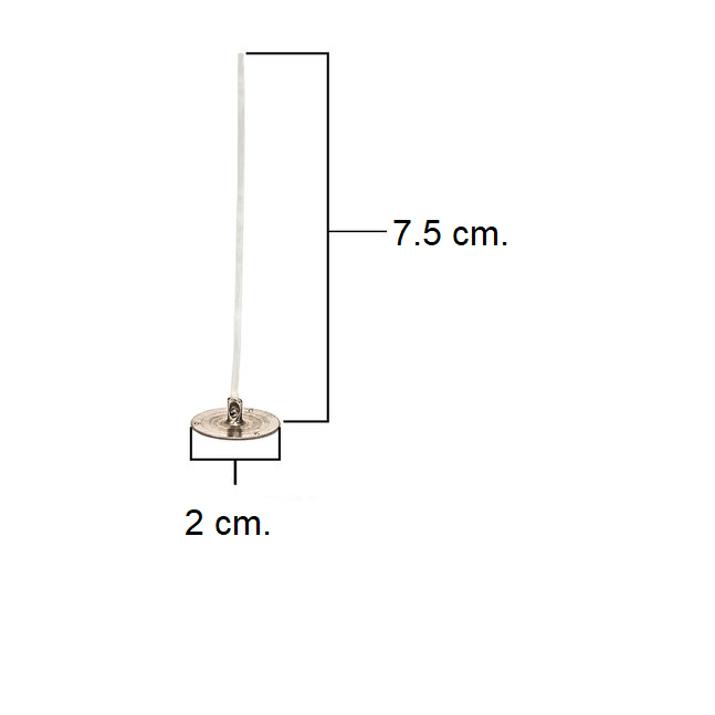 LX 7,5cm Pretabbed Wick